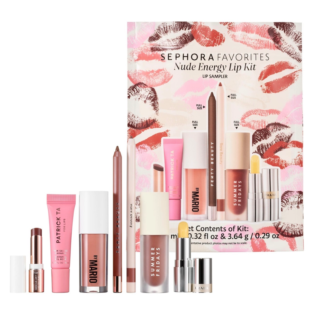 SEPHORA FAVORITES Nude Energy Lip Kit Makeup Set