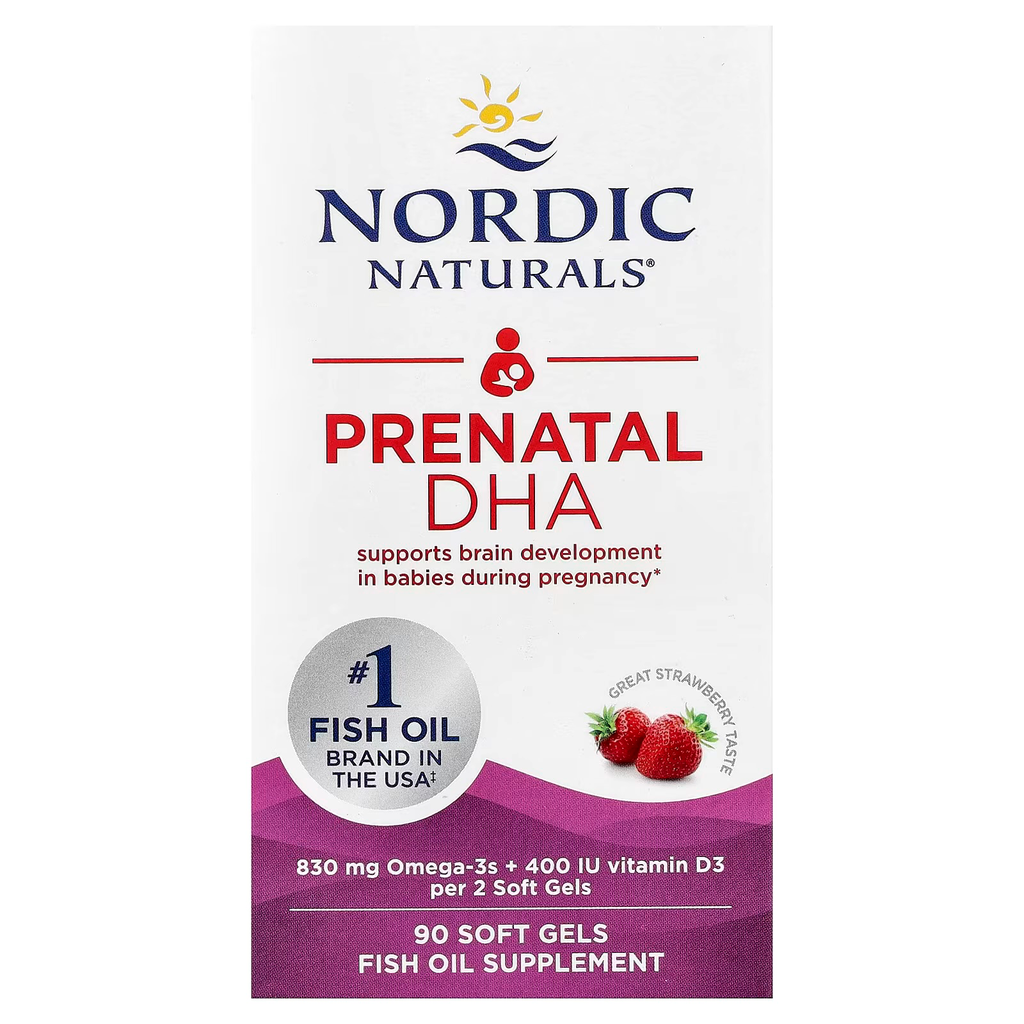 Nordic naturals Prenatal DHA, Strawberry