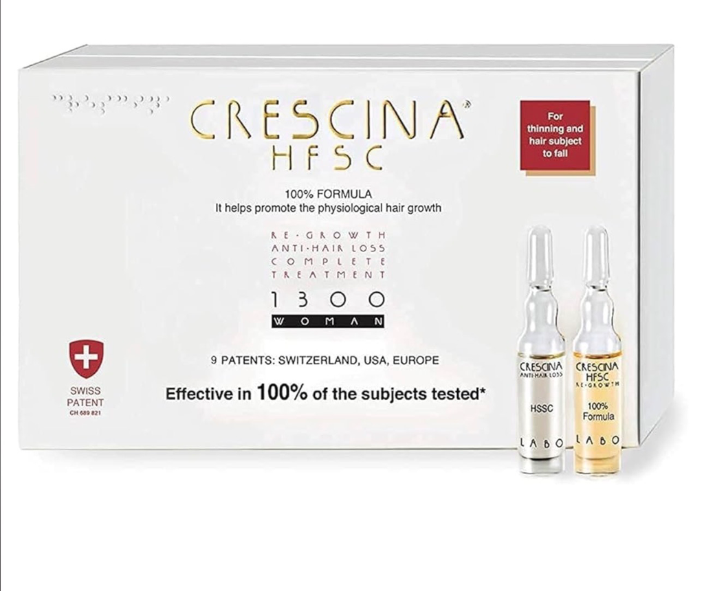 CRESCINA HFSC TRANSDERMIC technology ampoule complex for restoring hair growth and against hair loss for women