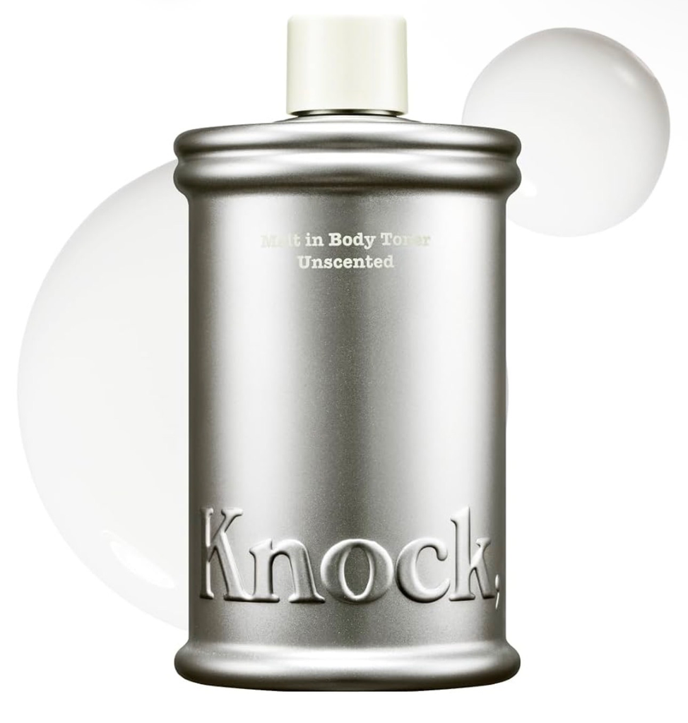 Knock Melt-In Body Toner, Milky Body Moisturizer with Ceramide