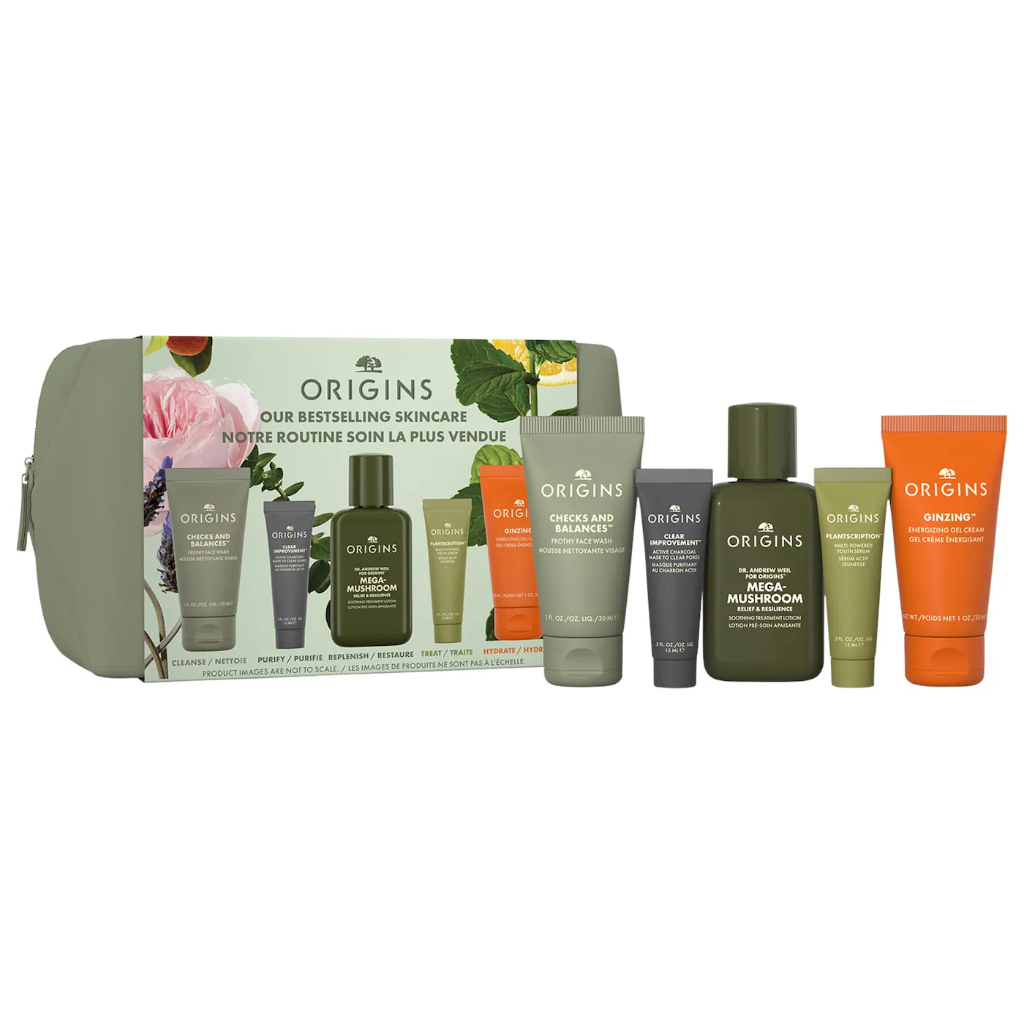 Origins - 6 Piece Travel Size Cleansing & Moisturizing Best-Sellers Set