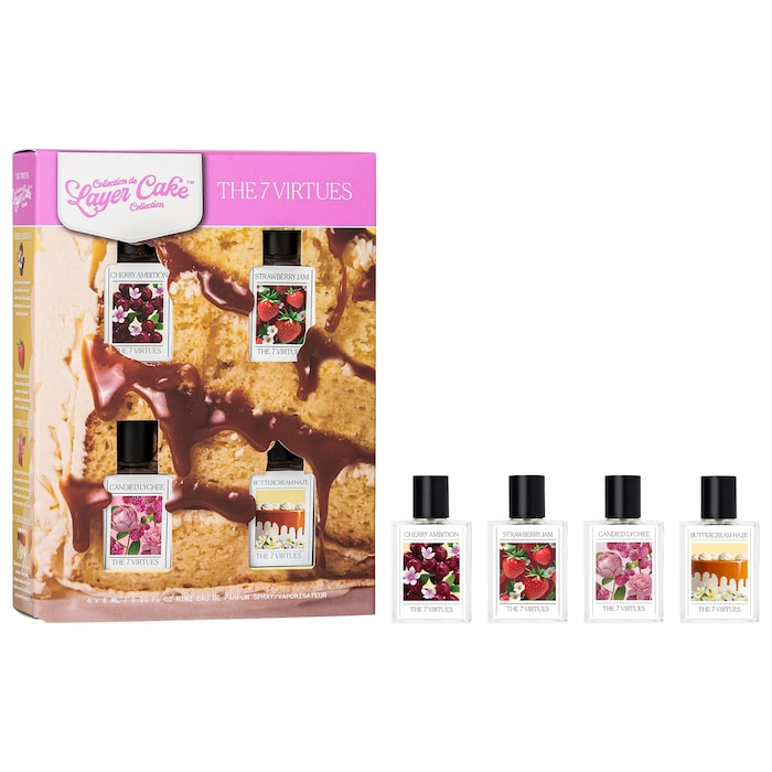 The 7 virtues Layer Cake Collection Mini Fragrance Set