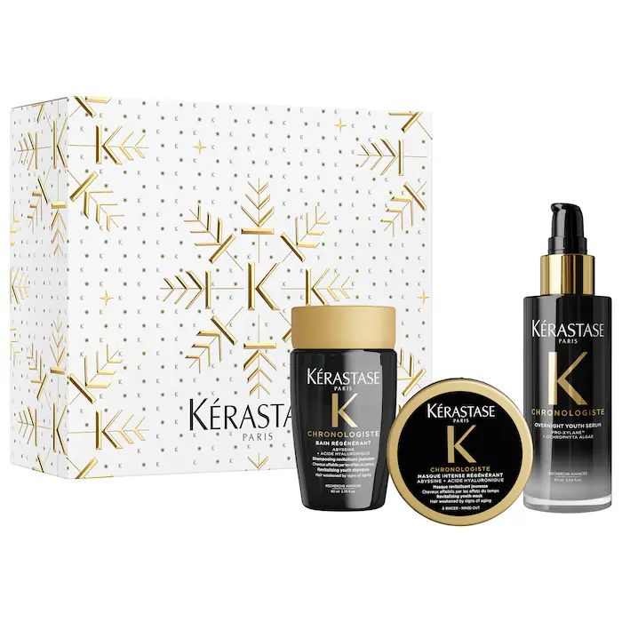 KÉRASTASE CHRONOLOGISTE TRIO GIFT SET FOR DRY, THIN, AGING HAIR