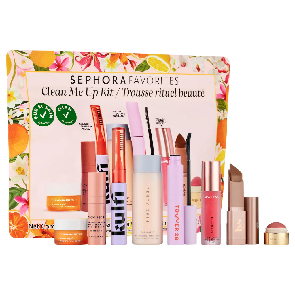 Sephora Favorites Clean Me Up Makeup and Skincare Value Set