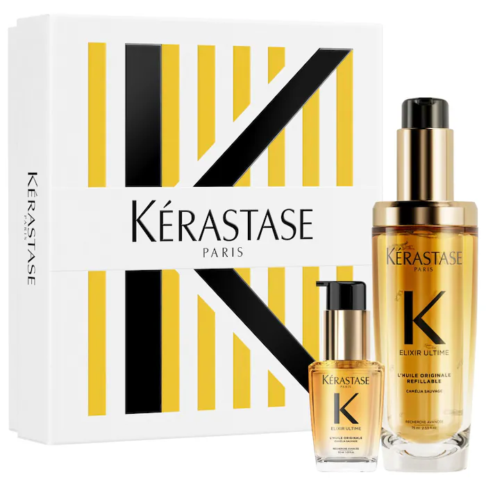 Kérastase  Elixir Ultime Iconic Hydrating Hair Oil Luxury Haircare Duo Set 
