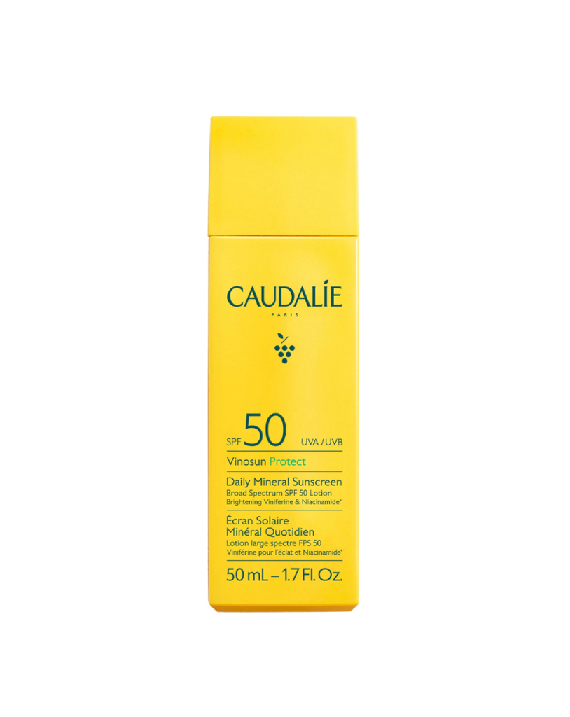 Caudalie Vinosun Protect Brightening Daily Mineral Face Sunscreen SPF 50 with Niacinamide