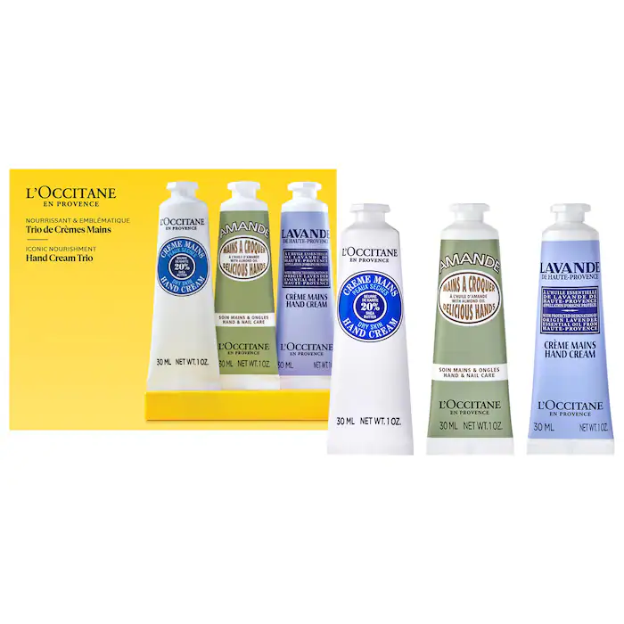 L'Occitane  Nourishing and Protective Hand Cream Trio Kit