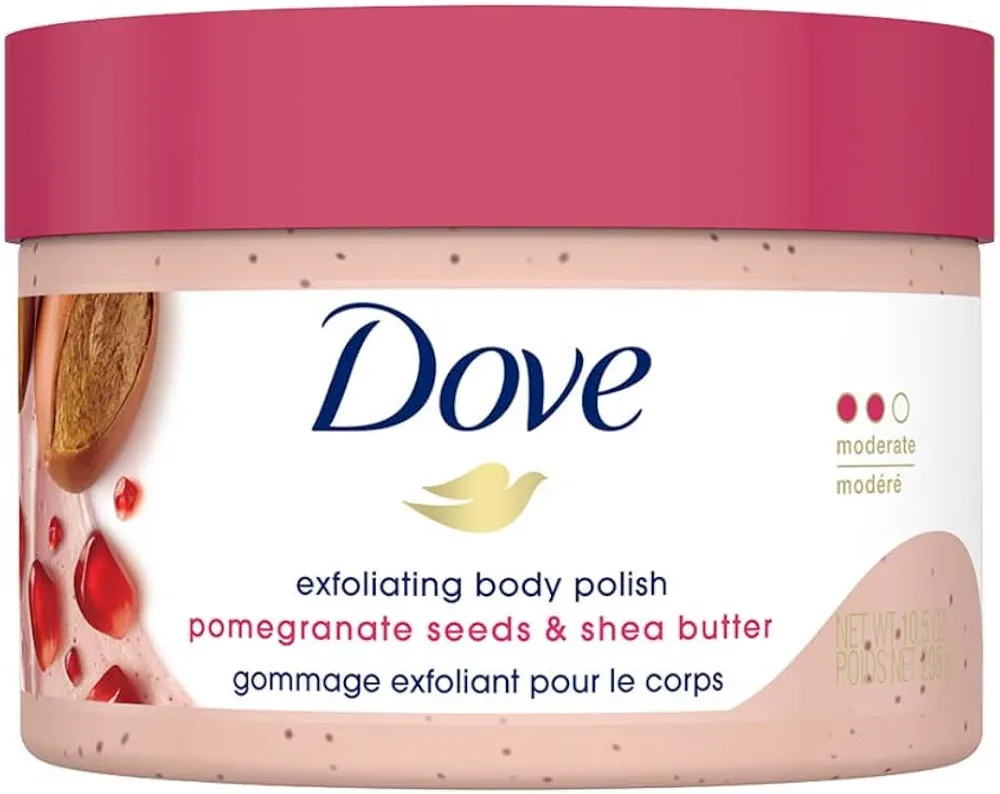 Dove Scrub Pomegranate & Shea Butter For Silky