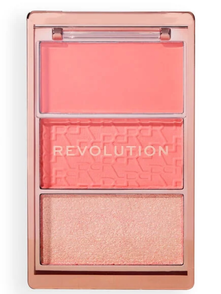 Revolution Blush Icon Palette Aura Points Rose