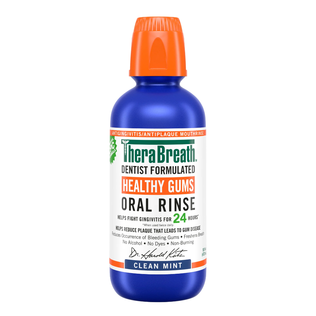 TheraBreath Healthy Gums Mouthwash Clean Mint 
