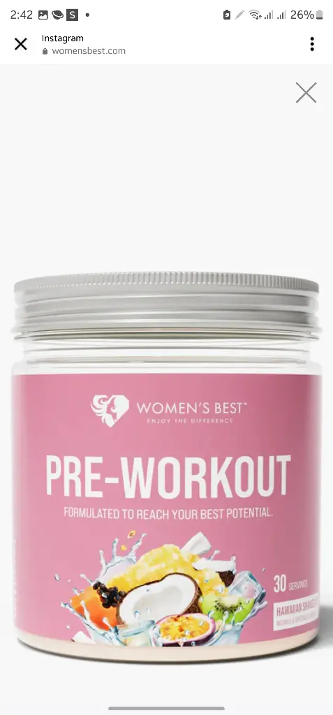 Women best Pre Workout Booster