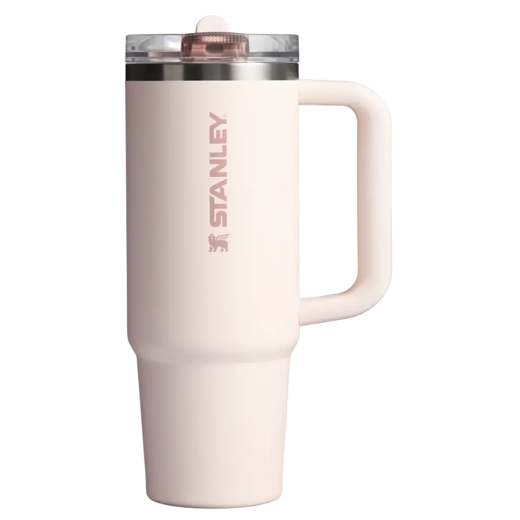  STANLEY THE QUENCHER PROTOUR FLIP STRAW TUMBLER  (Nearly Rose - true pink, 30 Oz)