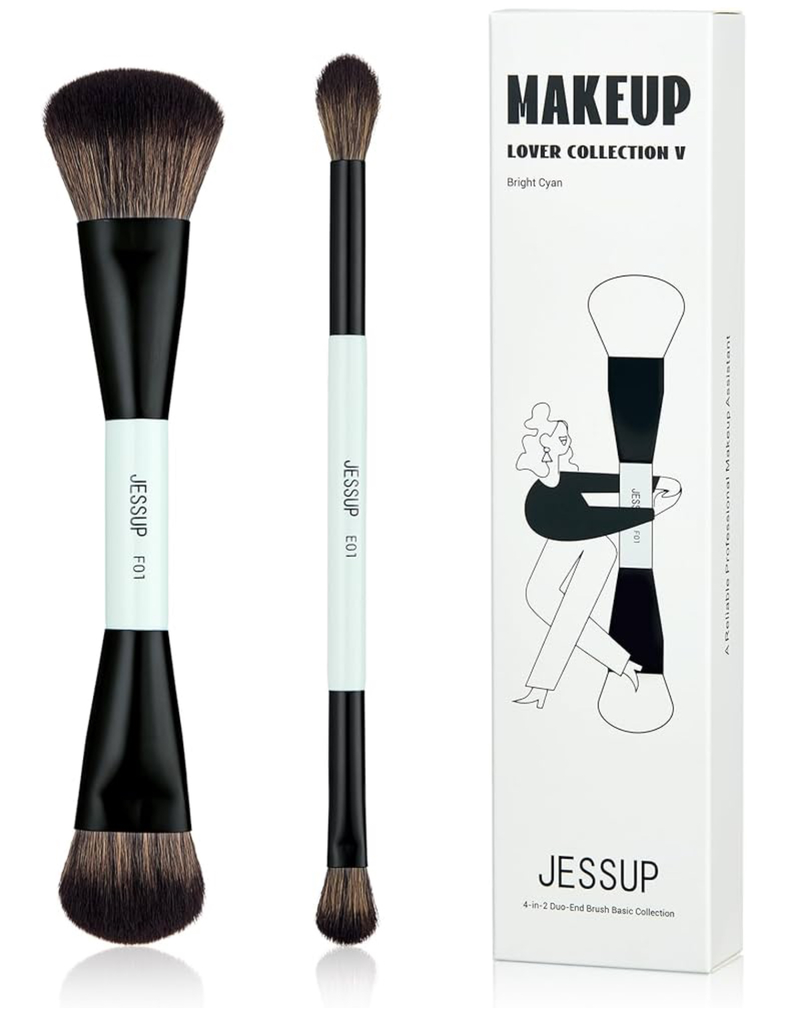 Jessup Makeup Brushes set  (2pcs)