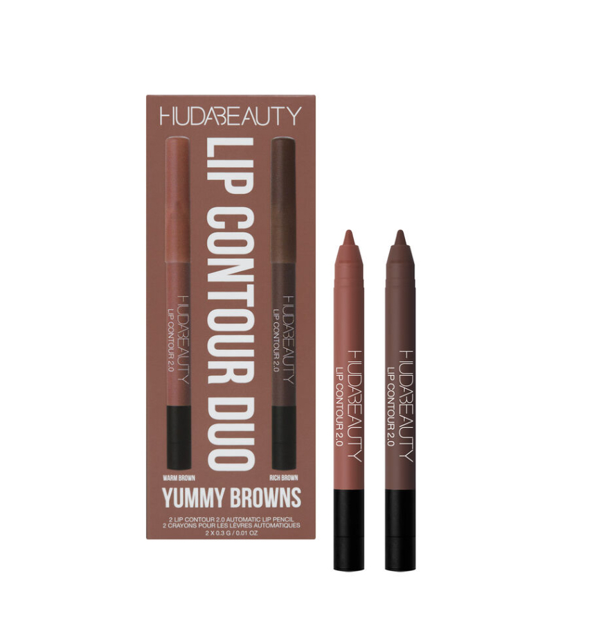 Huda beauty Lip Contour Mini Duo Yummy Browns