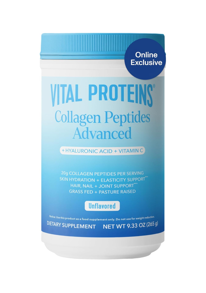 Vital Proteins Collagen Peptides Powder Advanced with Hyaluronic Acid & Vitamin C