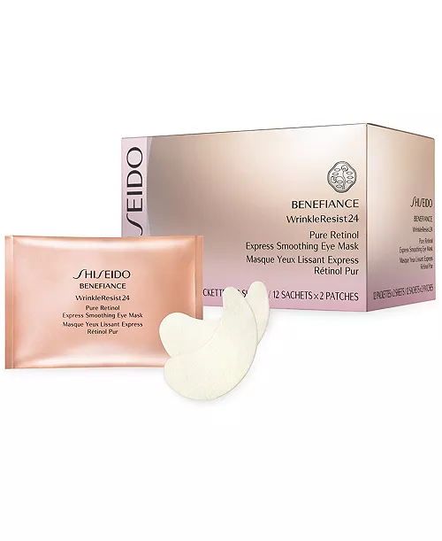 Shiseido
Benefiance WrinkleResist24 Pure Retinol Express Smoothing Eye Mask 