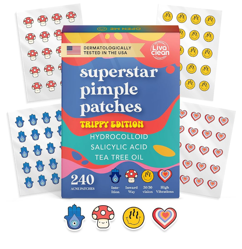 LivaClean 240 CT Superstar Cute Pimple Patches