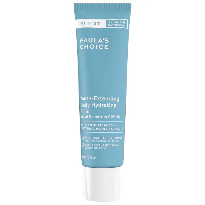 Paula's Choice 
RESIST Youth-Extending Daily Hydrating Fluid SPF 50