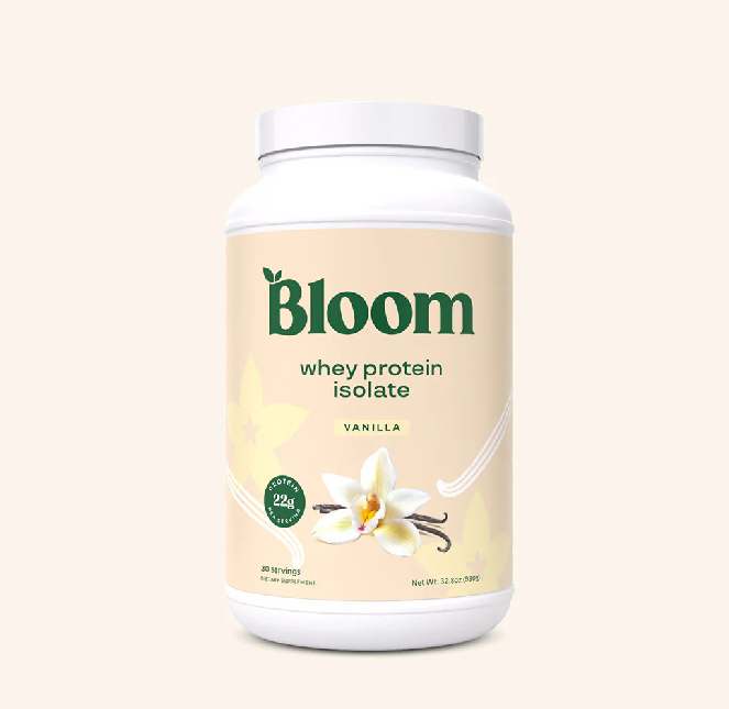 Bloom Nutrition Whey Isolate Protein Powder