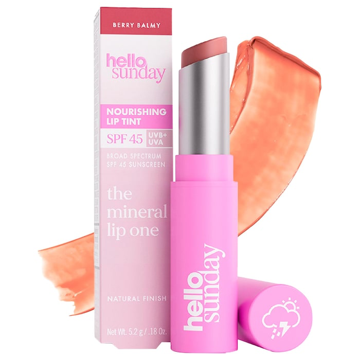  Hello Sunday  The Mineral Lip One SPF 45 Nourishing Lip Tint