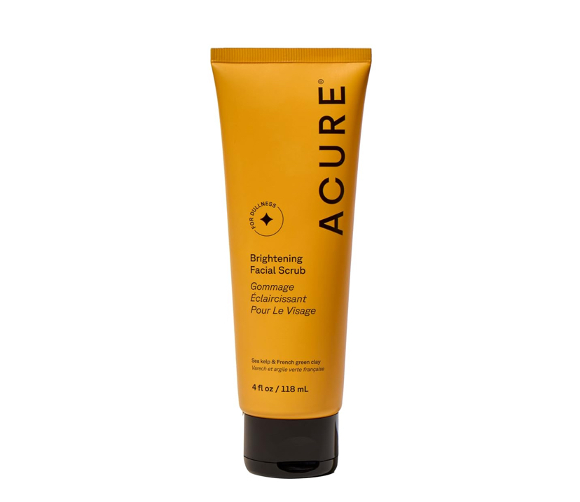 Acure Brightening Facial Scrub for a Youthful, Brighter, Radiant Complexion