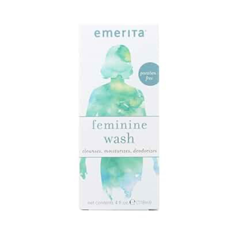 Feminine Cleansing & Moisturizing Wash Emerita 4 oz Liquid