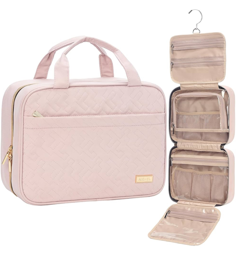 NISHEL Travel Toiletry Bag for women