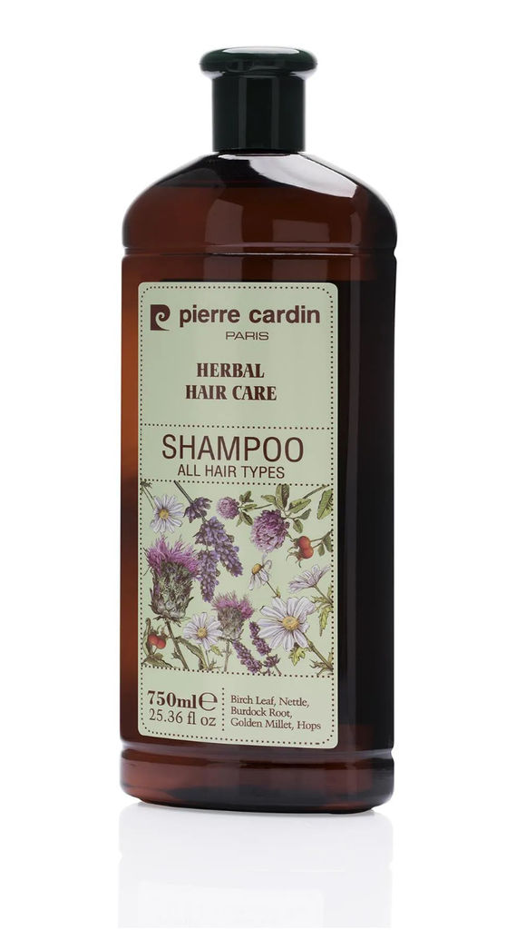 Pierre Cardin Herbal Shampoo For All Hair Types 750 ml Bitkisel Şampuan (TÜM SAÇ TİPLERİ)