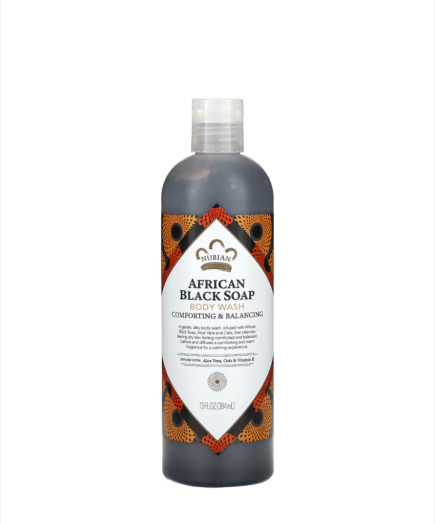 Nubian Heritage African Black Soap, Body Wash