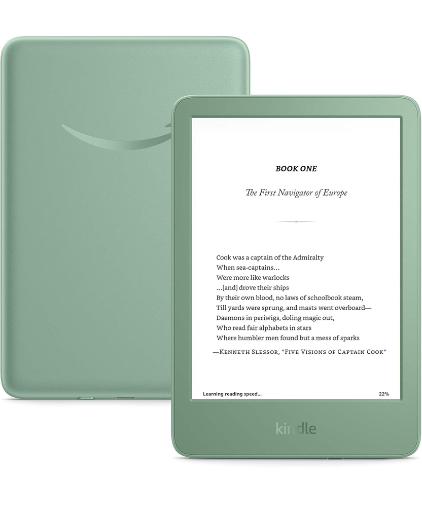 Amazon Kindle, 6" glare-free display newest model