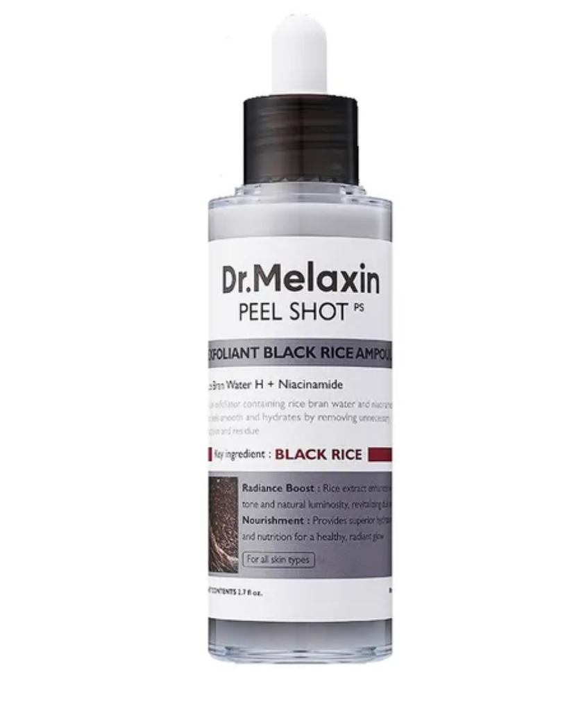 Dr.Melaxin - Peel Shot Exfoliant Black Rice Ampoule
