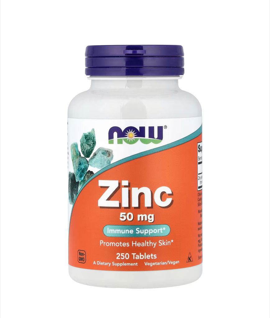 NOW Foods Zinc, 50 mg