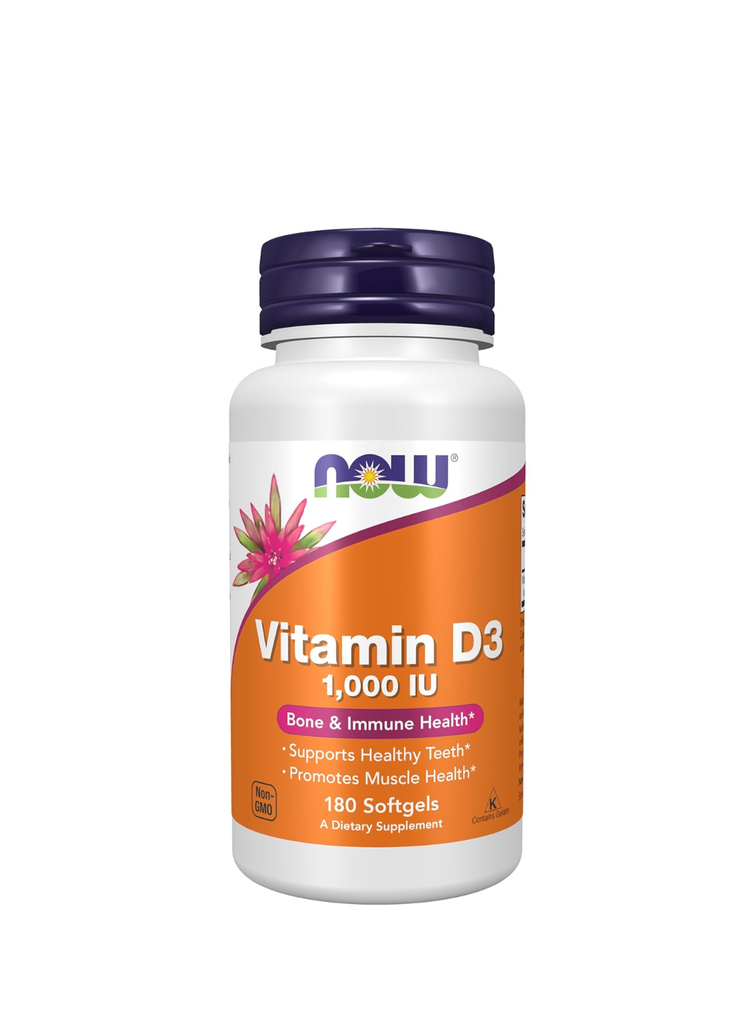 NOW Supplements, Vitamin D-3 1,000 IU