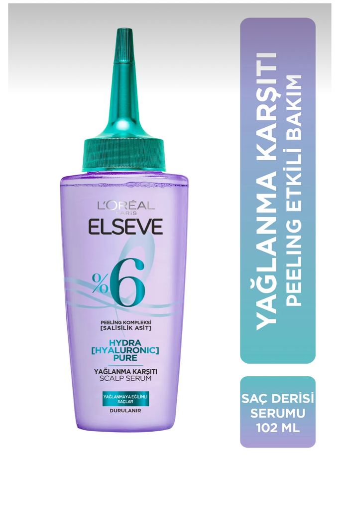 Loreal paris Elseve Hyaluronic Oil Serum Containing Pure Salicylic Acid - Peeling Effect