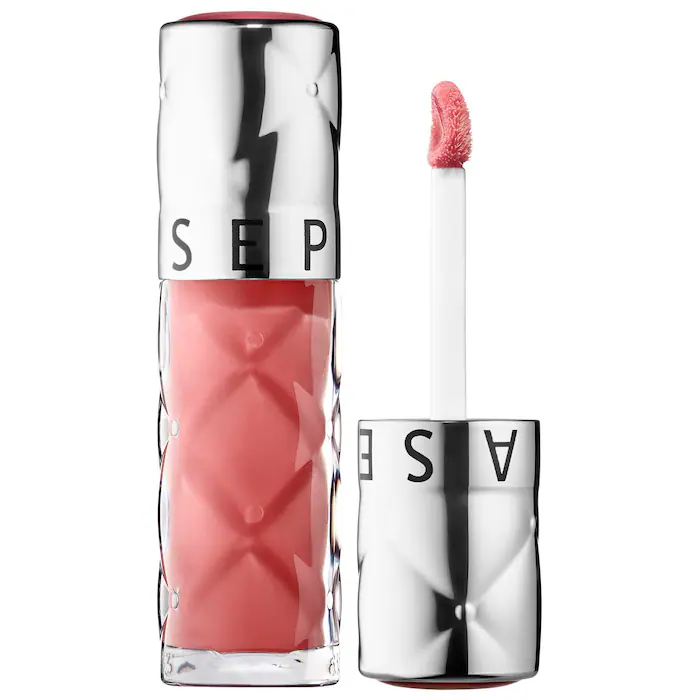 SEPHORA COLLECTION Outrageous Plump Hydrating Lip Gloss (: 07 Pink Pout - shimmer free bubblegum pink)