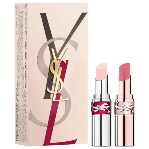 Yves Saint Laurent  YSL Lip Gloss Stick & Tinted Lip Balm Gift Set