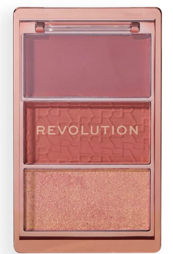 Revolution Blush Icon Palette Aura Points Rose