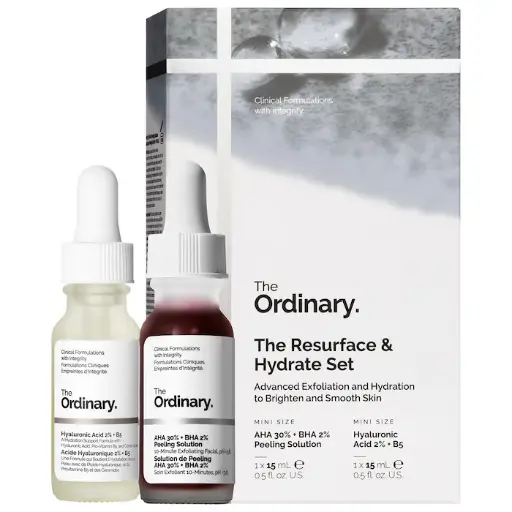The Ordinary 
The Resurface & Hydrate Set with Hyaluronic Acid + AHA
