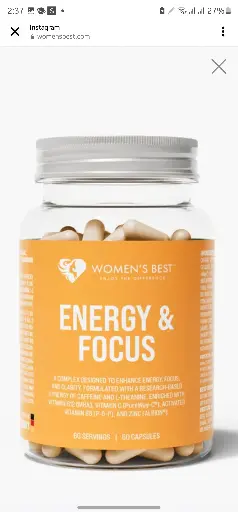 Womens best Energy & Focus Capsules