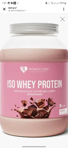 Womens best Iso Whey Protein (chocolate )