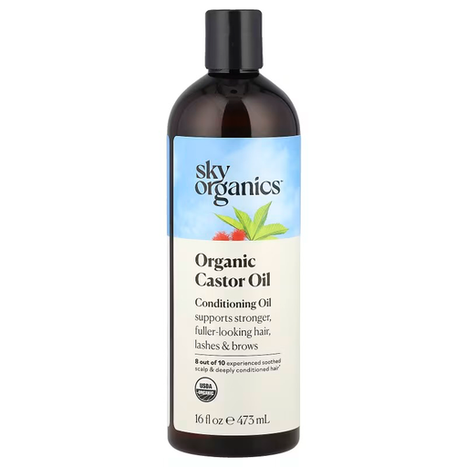 Organic Castor Oil, Conditioning Oil,  (473 ml)