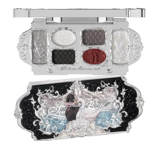 Flower Knows - 6 Shade Eyeshadow Palette Black Swan 