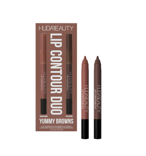 Huda beauty Lip Contour Mini Duo Yummy Browns