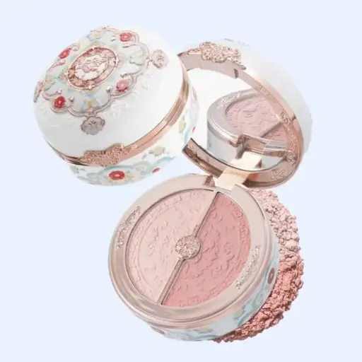 Flower Knows - Butterfly Cloud Collar Highlighting & Blush Duo Powder 