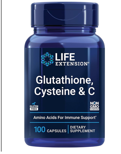 Life Extension Glutathione, Cysteine & C 100 capsules 
