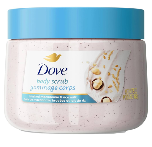 Dove Scrub Macadamia Rice Milk Body Scrub
