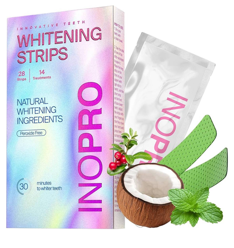 lnopro Teeth Whitening Strips 14 Treatments Kit 