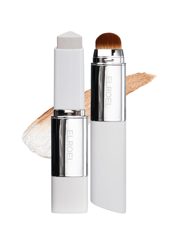 Elroel Blanc Cover Cream Stick V White - Korean Color-Changing Foundation Stick with Volufiline