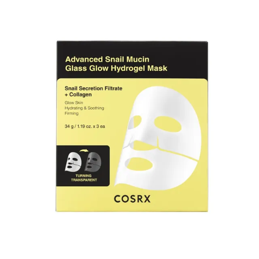 COSRX Advanced Snail Mucin Glass Glow Hydrogel Mask Set