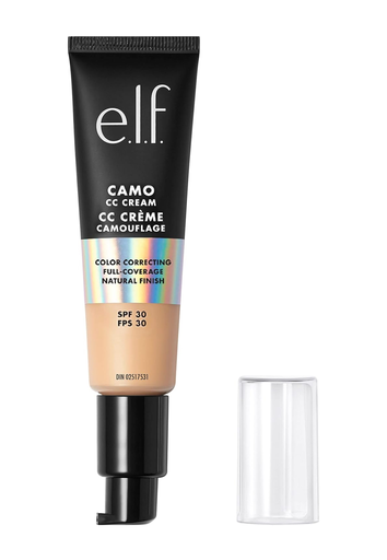e.l.f. Camo CC Cream, Color Correcting Medium-To-Full Coverage Foundation with SPF 30